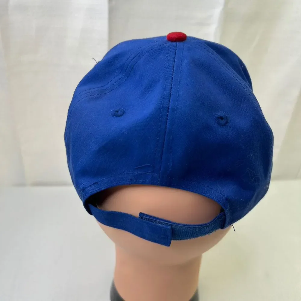 OC Sports Chicago Cubs Youth Blue Strapback Hat Officially Licensed